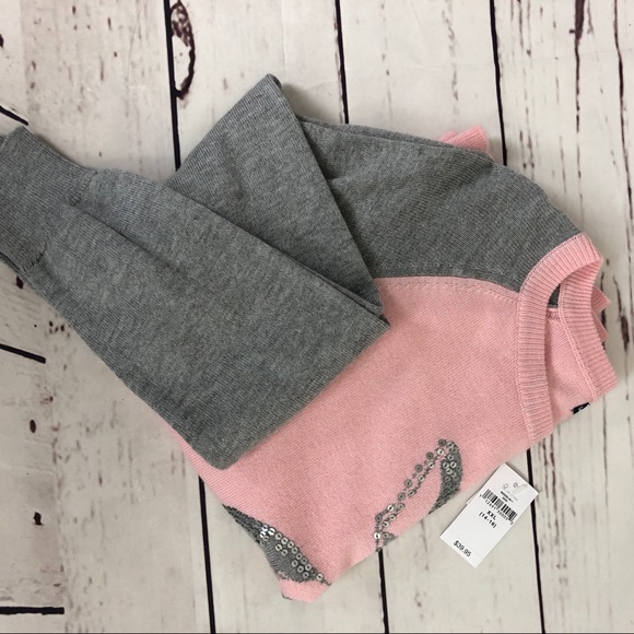 SOLDGAP Kids Girls Sweater Bulldog Sequins Sparkly - Picture 7 of 8